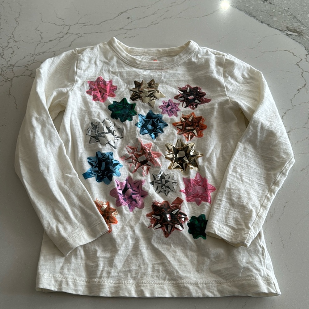 Crew Cuts Long Sleeve Bow Tee